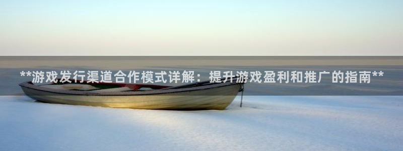 顺盈娱乐登录平台是什么平台啊：**游戏发行渠道合作模式详解：提升游戏盈利和推广的指南**