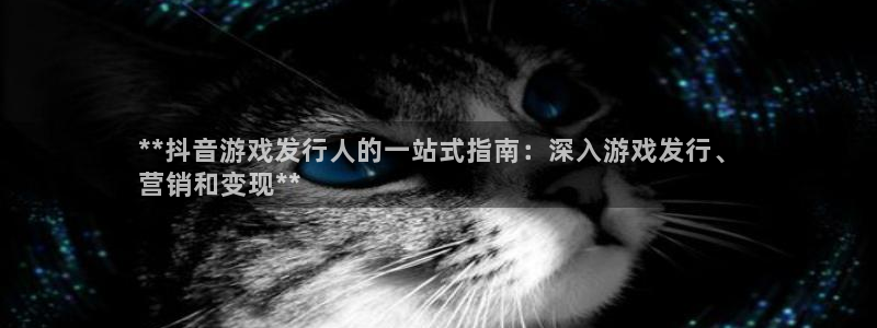 顺盈平台登陆地址：**抖音游戏发行人的一站式指南：深入游戏发行、
营销和变现**